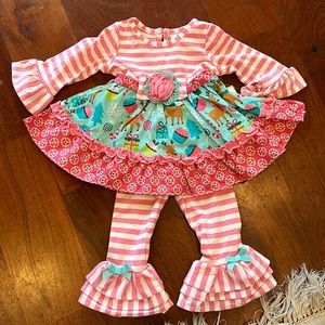 NWT Matching Ruffle Set